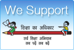 We support Sarva Shiksha Abhiyan